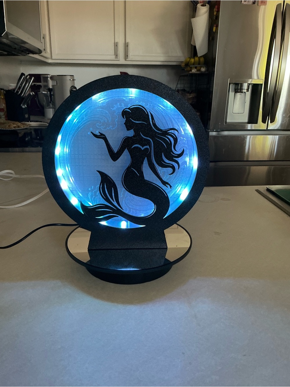 Mermaid LED Accent Lamp - Blue Illumination